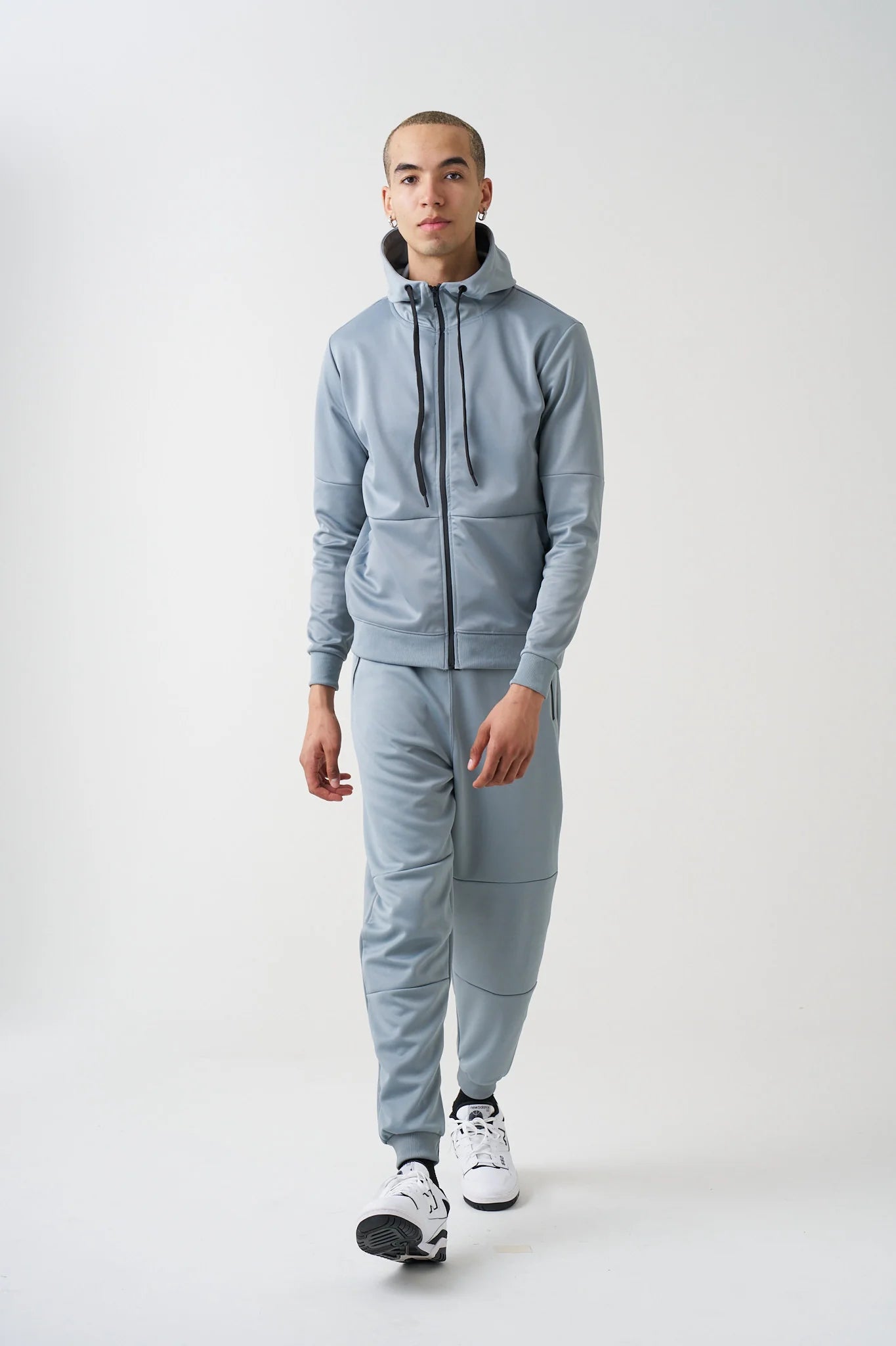10 OZ Heather Gray Tech Tracksuit