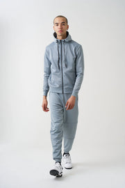 10 OZ Heather Gray Tech Tracksuit