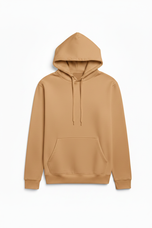 Camel Hoodie — Sky Blue Reference, No Label