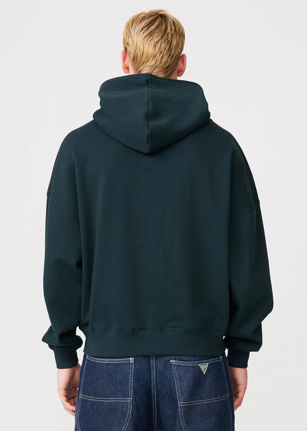 Dark Green Heavyweight Full-Zip Sweatshirt