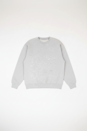 Gray Crew Neck Flat Lay - Product Card Format