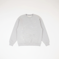 Gray Heavy Blend Fleece Crew Neck Flat Lay