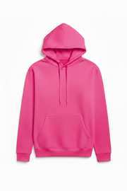 Hot Pink Hoodie — Consistent Flat Lay