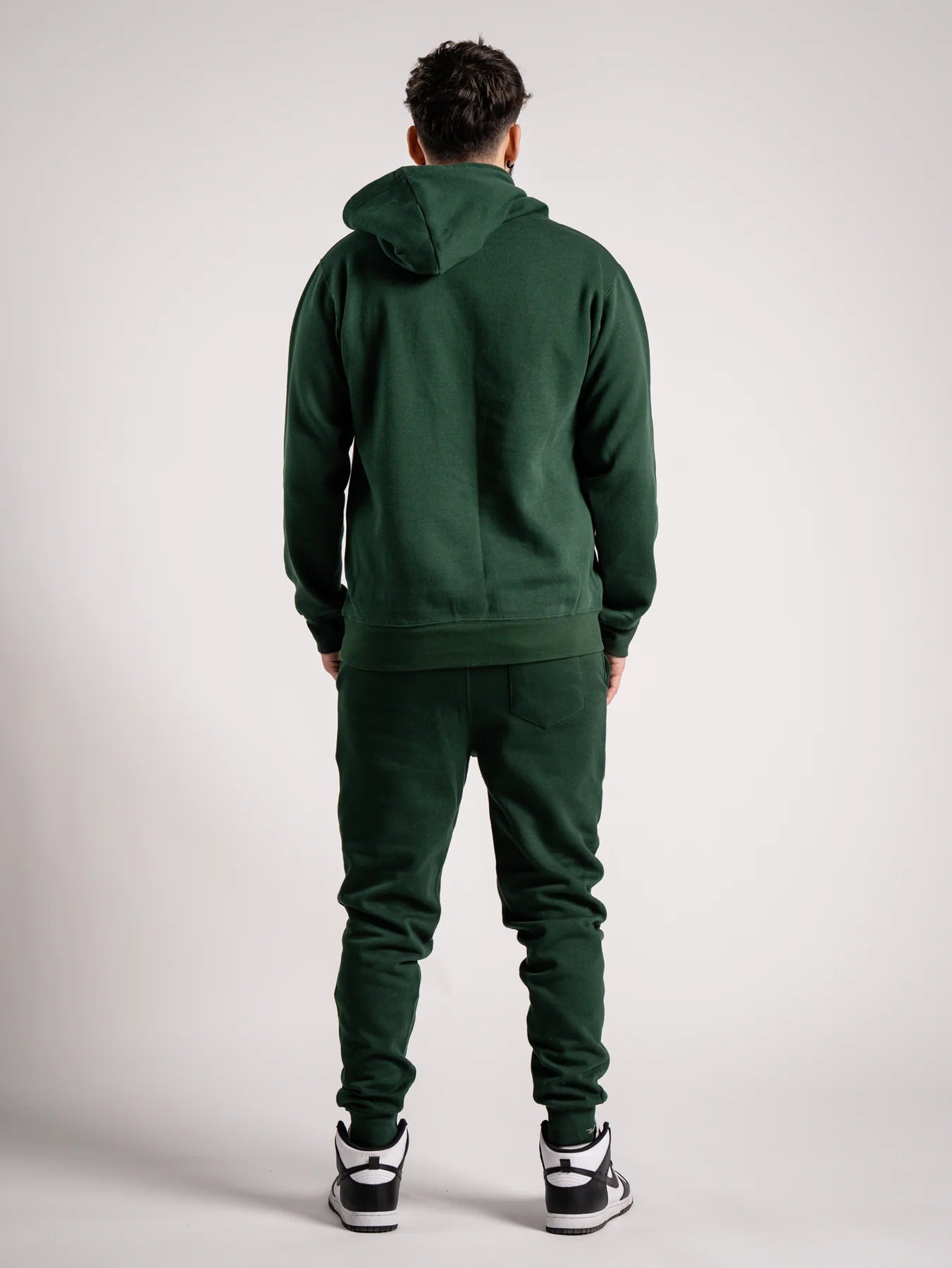 10 OZ Blank Hunter Green Heavyweight Sweatsuit