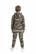 Kids 10 OZ Soft Camo Fleece Sweatsuit