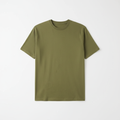Olive Green Combed Cotton T-Shirt