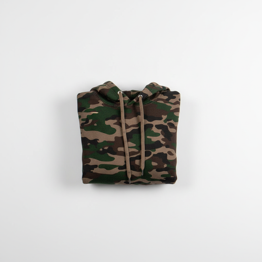 Camo Hooded Crop Top