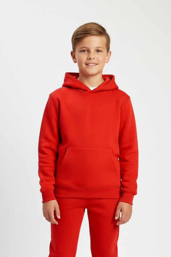 Red Heavy Blend Kids SweatShirt