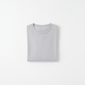 Gray Combed Cotton T-Shirt