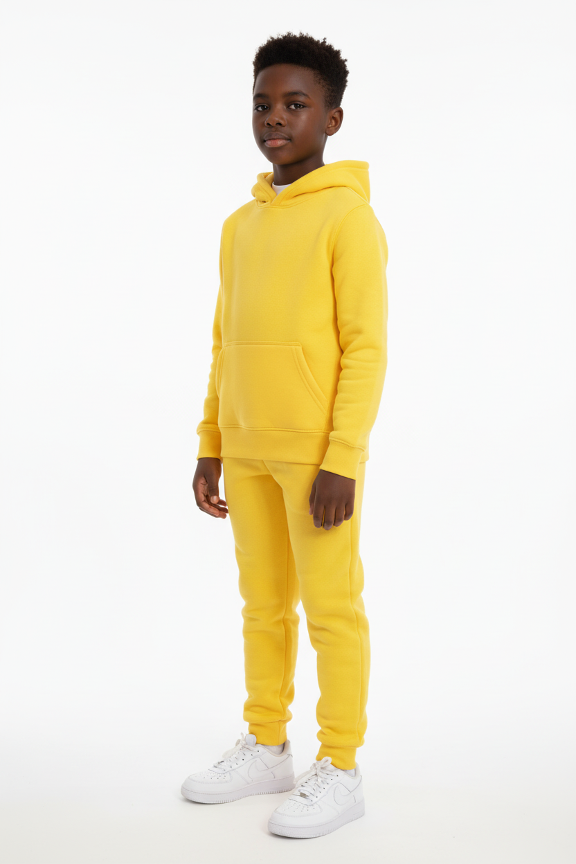 Gold 10 OZ Soft Fleece Kids Sweatsuit