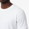White Combed Cotton T-Shirt