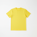 Yellow Combed Cotton T-Shirt