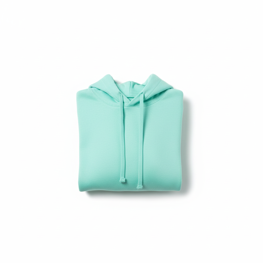 Mint Hooded Crop Top