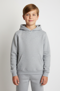 Kids 10 OZ Gray Soft Fleece Sweatsuit