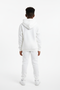 Kids 10 OZ White Soft Fleece Sweatsuit