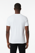 White Combed Cotton T-Shirt