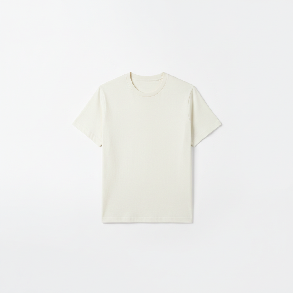Off-White Combed Cotton T-Shirt