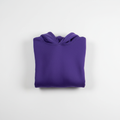 Purple Hooded Crop Top