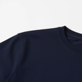 Navy Combed Cotton T-Shirt