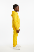 Kids 10 OZ Yellow Soft Fleece Sweatsuit