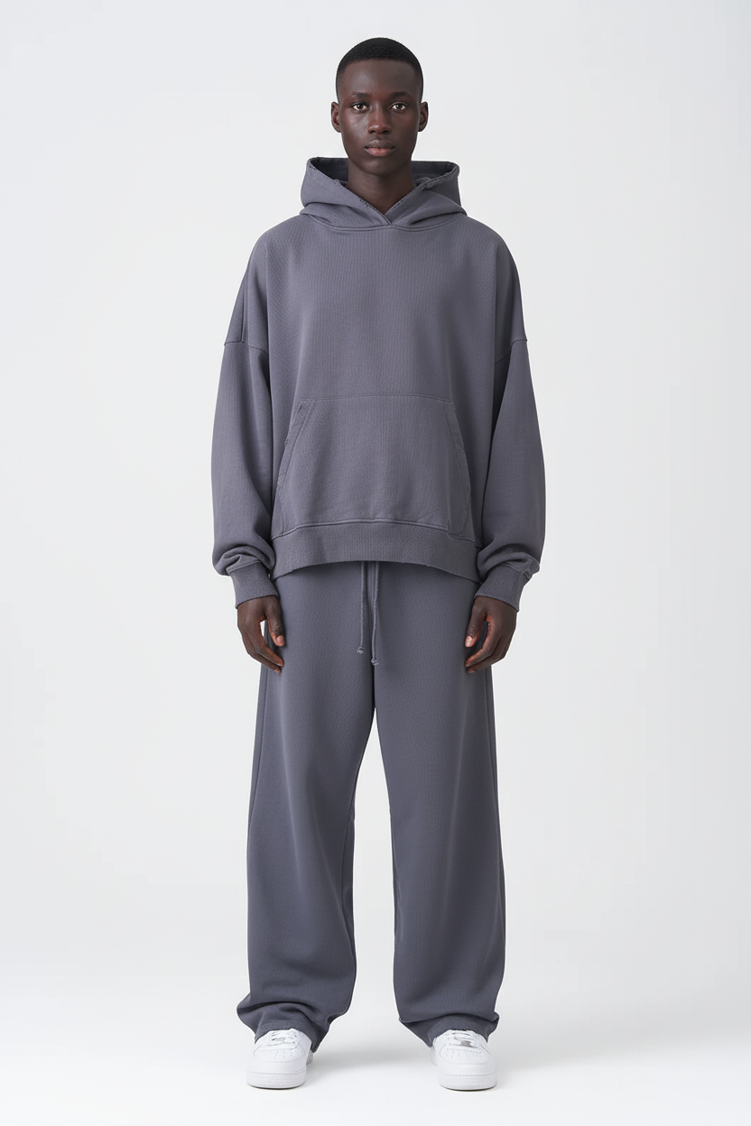 14 OZ Shadow French Terry Washed Sweatsuit