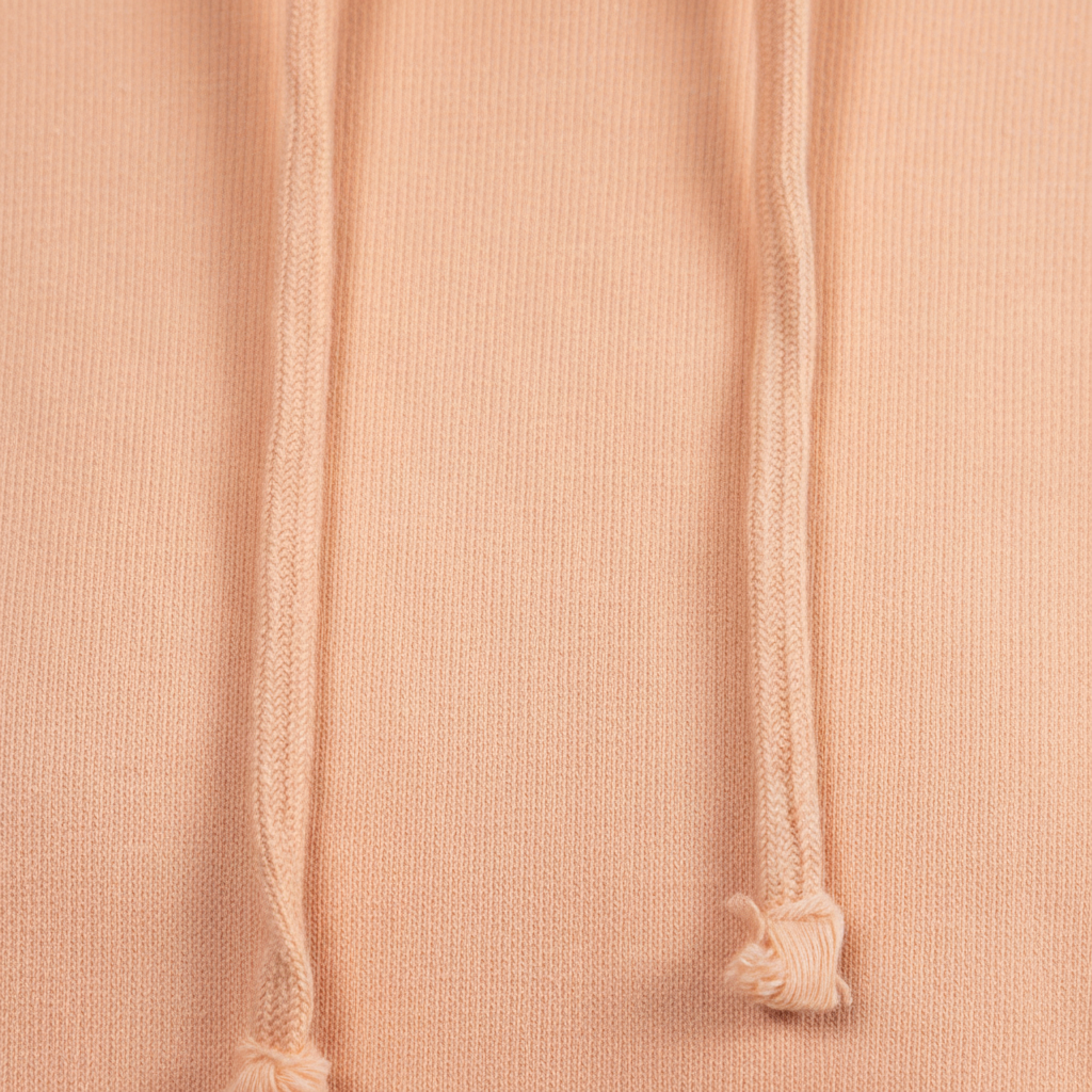 Peach Hooded Crop Top