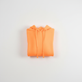Neon Orange Hooded Crop Top