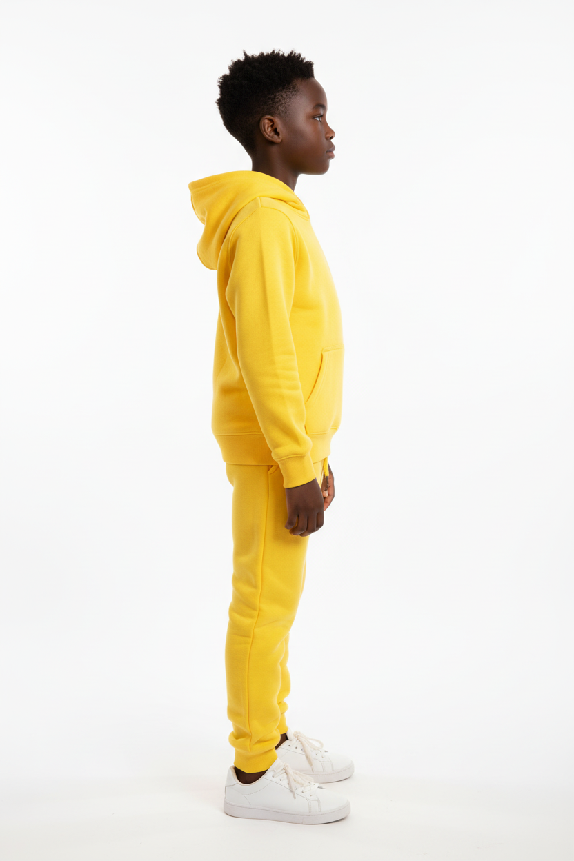 Gold 10 OZ Soft Fleece Kids Sweatsuit