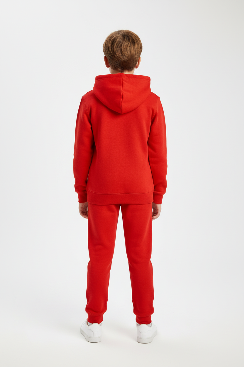 Kids 10 OZ Red Soft Fleece Sweatsuit