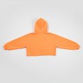 Neon Orange Hooded Crop Top