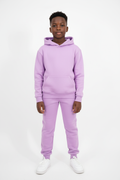 Kids 10 OZ Lilac Soft Fleece Sweatsuit