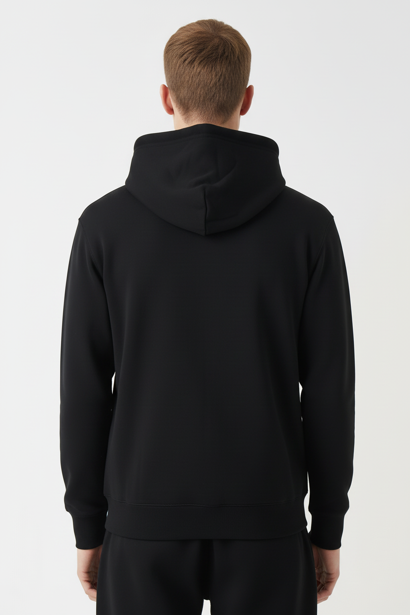 10 OZ Black Heavyweight Hoodie