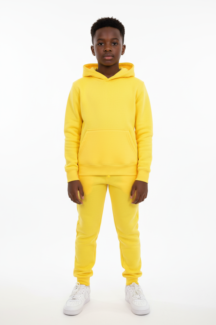 Gold 10 OZ Soft Fleece Kids Sweatsuit