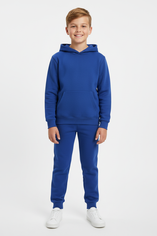 Kids 10 OZ Royal Blue Soft Fleece Sweatsuit