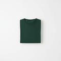 Dark Green Combed Cotton T-Shirt