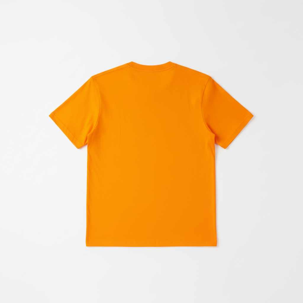 6 OZ Orange Soft Cotton T-Shirt