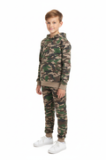 Kids 10 OZ Soft Camo Fleece Sweatsuit