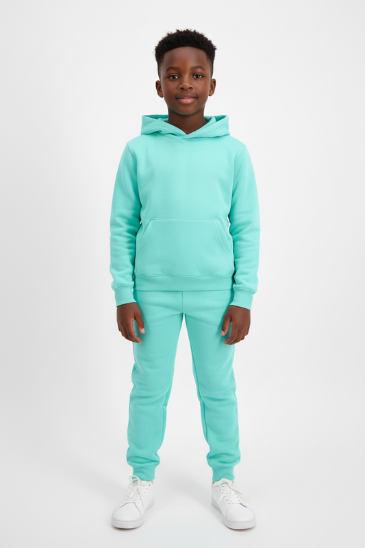 Kids 10 OZ Mint Soft Fleece Sweatsuit
