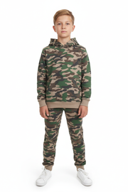 Kids 10 OZ Camo Soft Fleece Sweatsuit