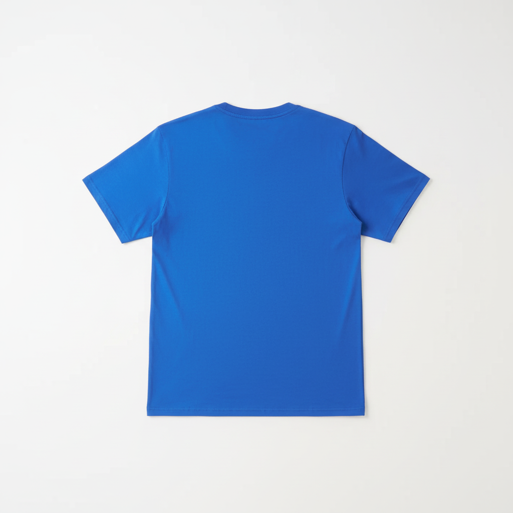 Royal Blue Combed Cotton T-Shirt