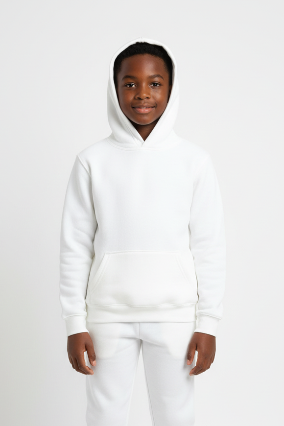 White Heavy Blend Kids SweatShirt