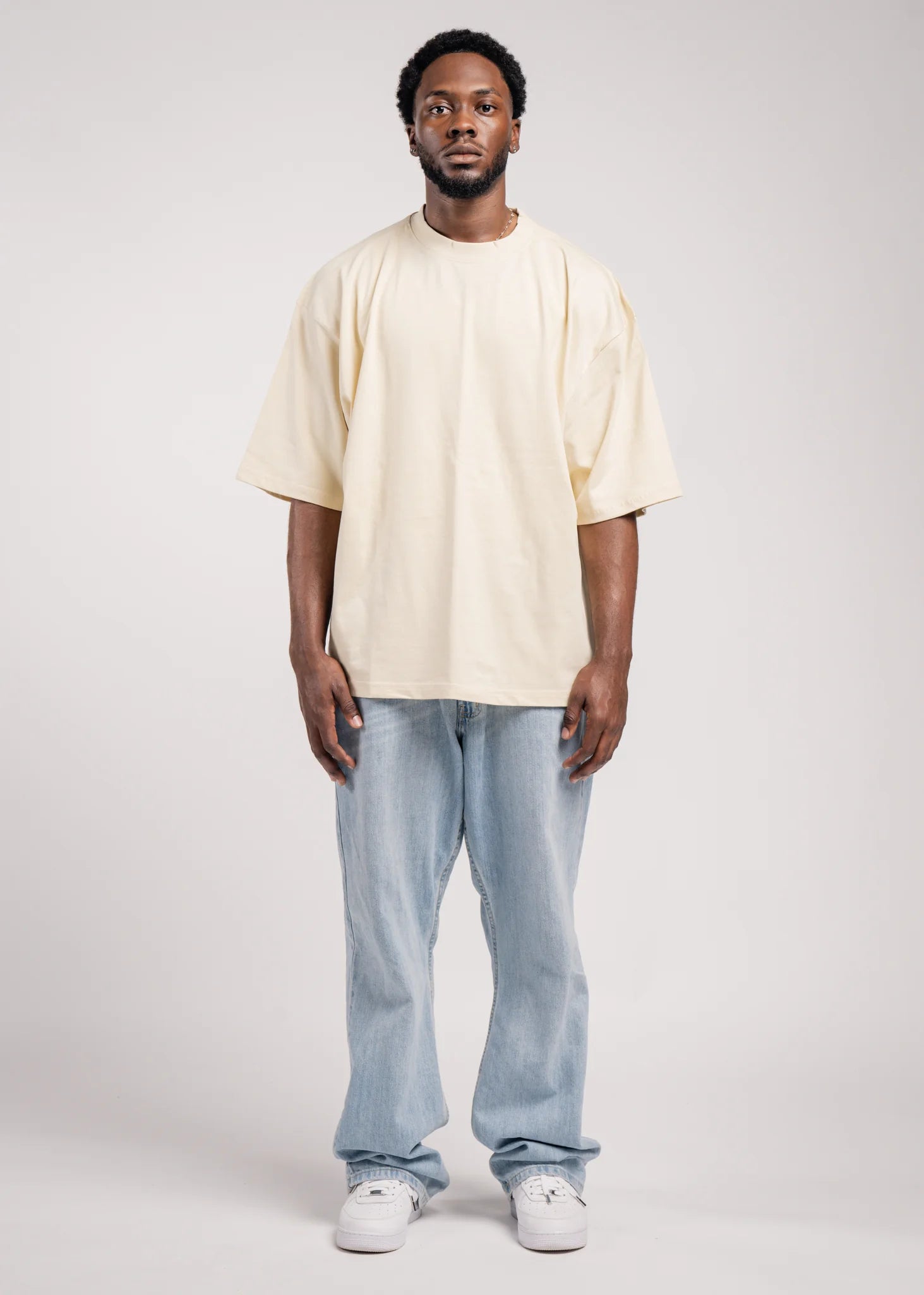 Ivory Heavyweight Oversized T-Shirt