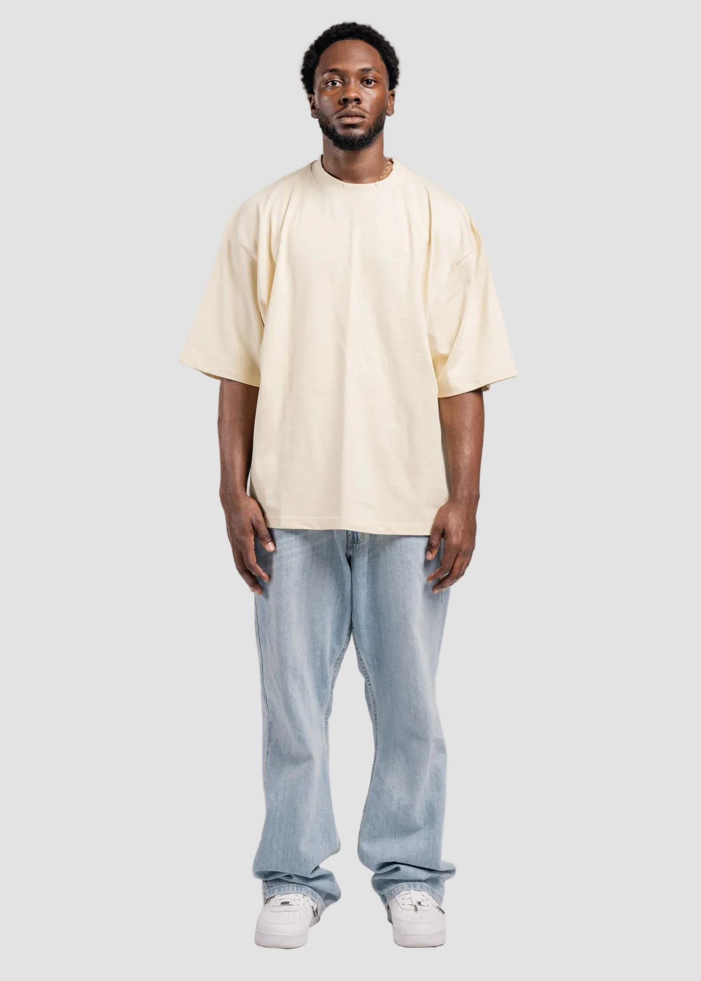 Ivory Heavyweight Oversized T-Shirt
