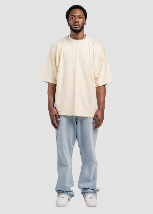 Ivory Heavyweight Oversized T-Shirt