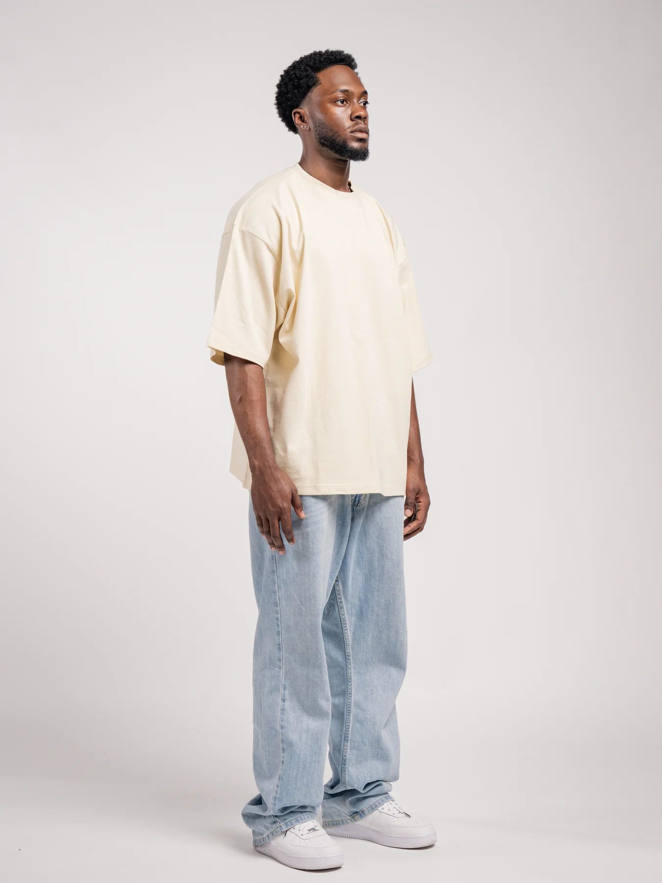 Ivory Heavyweight Oversized T-Shirt