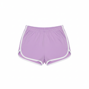 Lilac Track Short Flat Lay