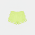 Lime Track Short Flat Lay
