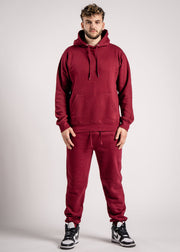 10 OZ Maroon Heavy Blend Fleece Sweatsuit