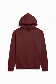 Maroon Hoodie — Sky Blue Layout Match