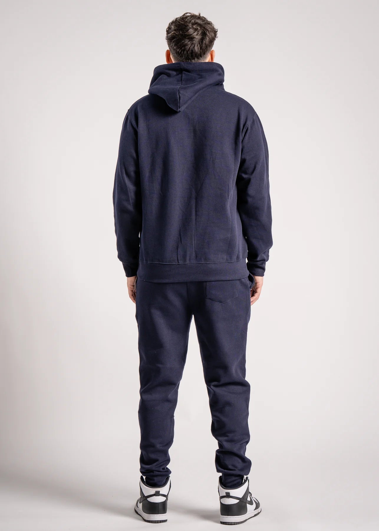 10 OZ Navy Blue Heavy Blend Fleece Sweatsuit